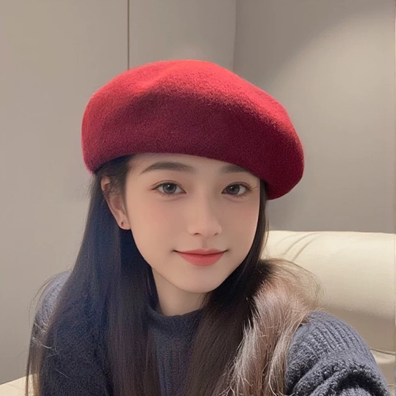 Beret French Wool - Béret en laine français classique d'automne