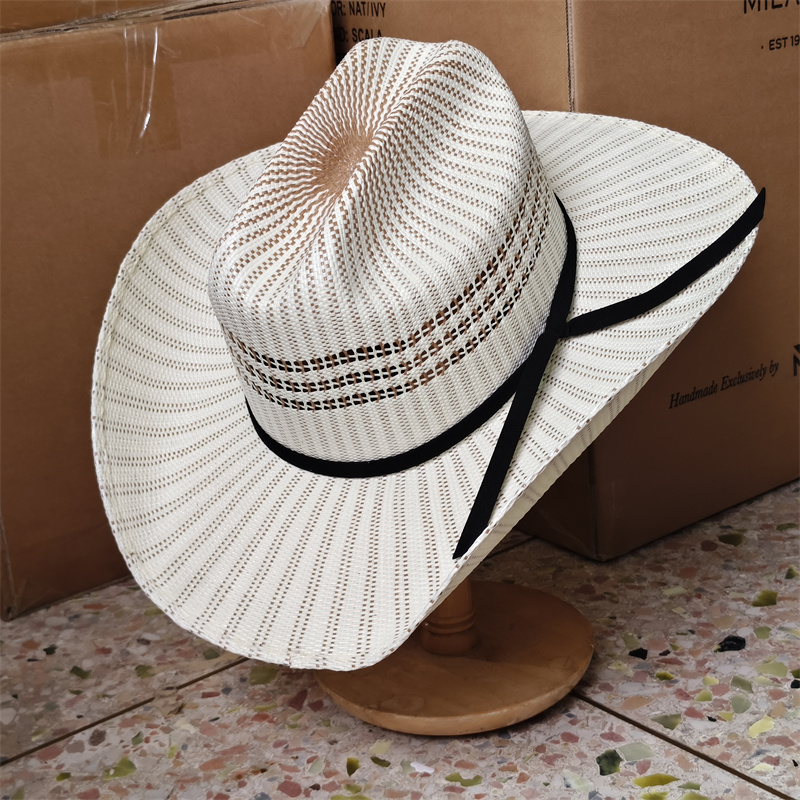 Chapeau de cowboy coloré à bor - Cowboy Hat Straw avis et prix