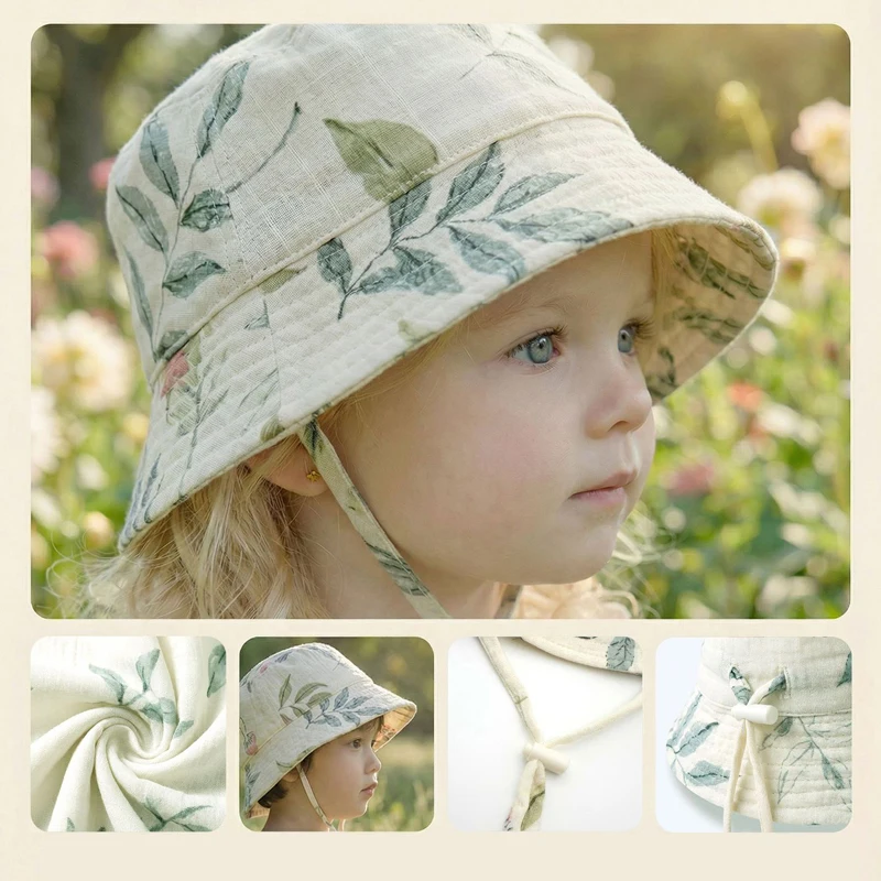 Chapeau d'été en mousseline po - Bucket Hat Cotton avis et prix