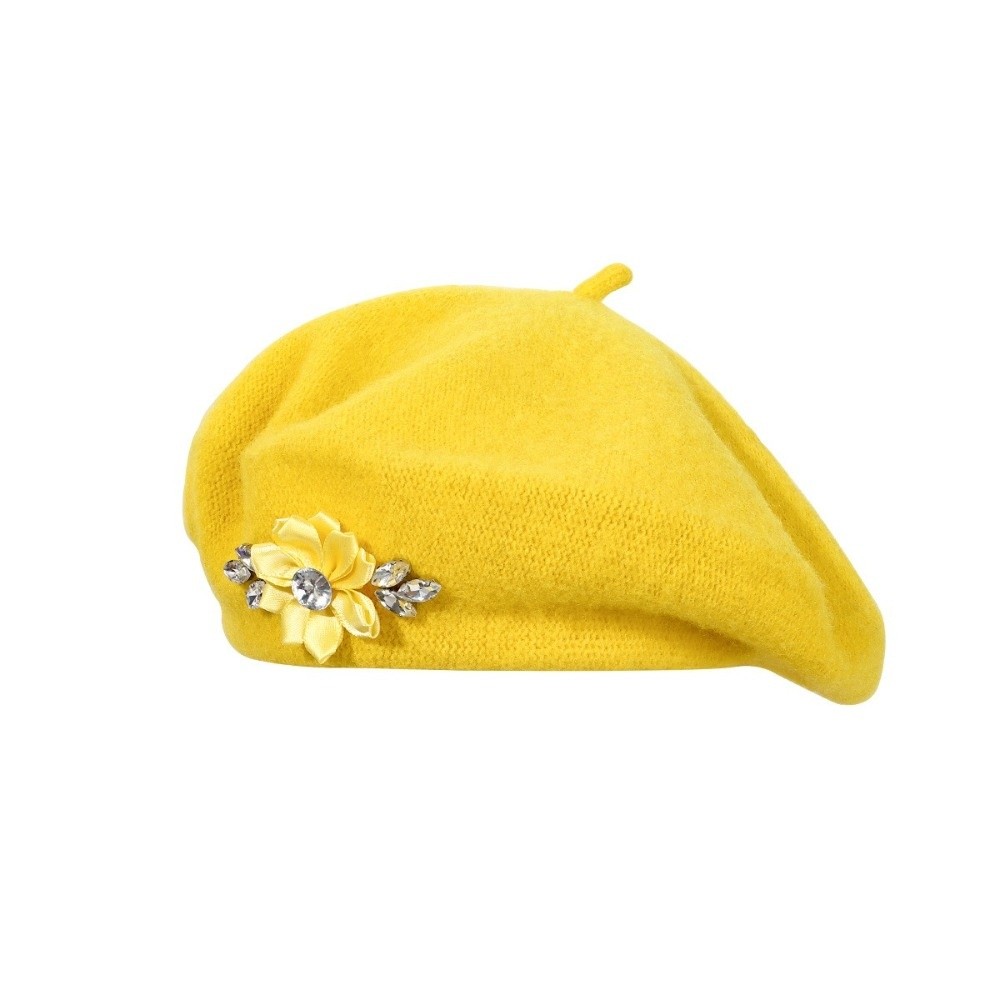 Béret en Laine Couleur Unie Te - Beret French Wool avis et prix