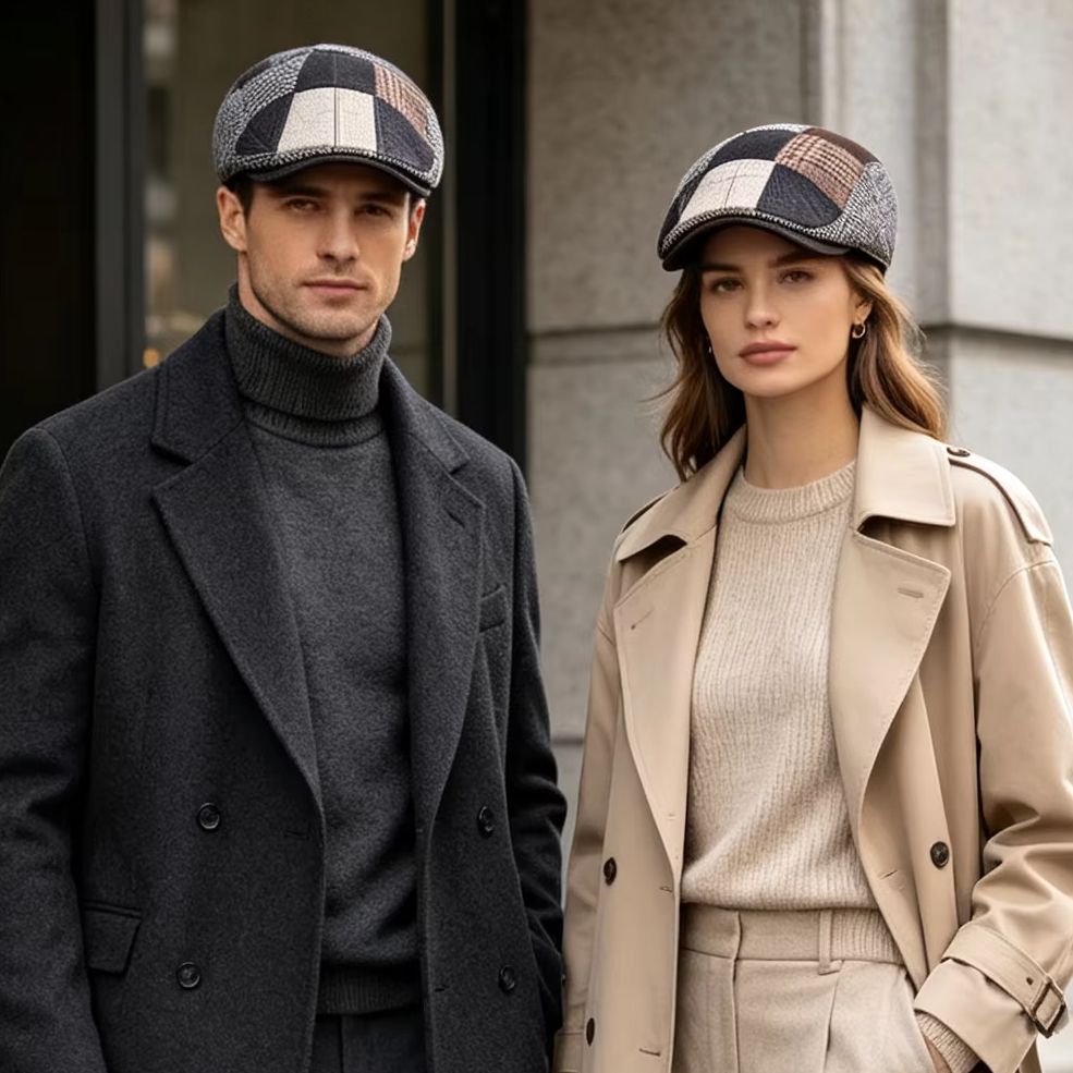 Chapeau de journal en Patchwor - Newsboy Cap Ivy avis et prix