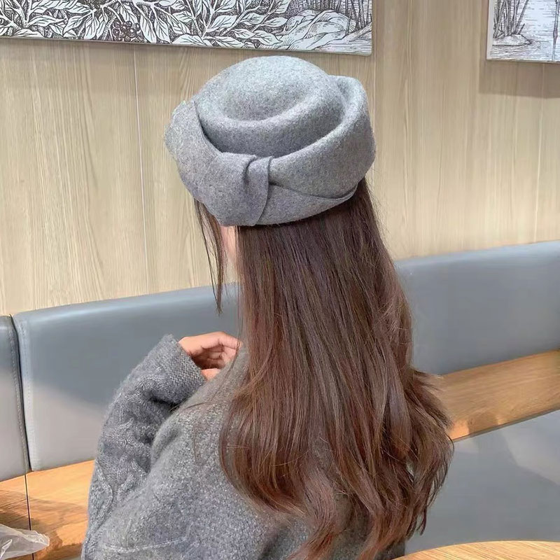Béret classique en feutre de l - Beret French Wool avis et prix